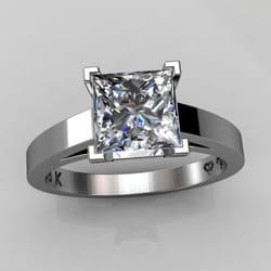 Diamonds by Verage - 3/4to all the way up to 21/2 carat princess cut diamond