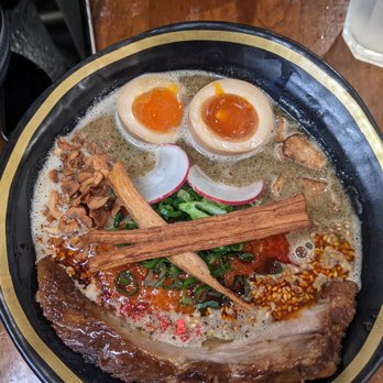 Menya Shono - DX GKO. Garlic knockout indeed! - Ramen Near Me - San Rafael, California Menya Shono - DX GKO. Garlic knockout indeed! - Ramen Near Me - San Rafael, California