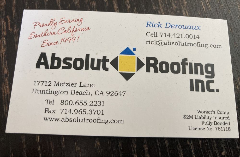 Slide of Absolut Roofing