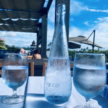 Fleetwood's on Front St - Refreshing water - New American Near Me - Lahaina, Hawaii