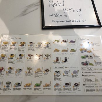 Mango Mango Dessert - Menu - Desserts Near Me - Aiea, Hawaii