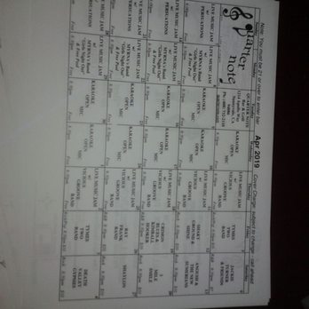 Quarter Note Bar and Grill  - Calendar - Bars Near Me - Sunnyvale, California