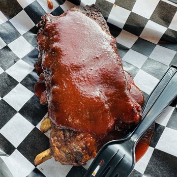 Outlaw Grille - Half rack pork ribs 4/2026 - Salad Near Me - Sedona, Arizona Outlaw Grille - Half rack pork ribs 4/2026 - Salad Near Me - Sedona, Arizona