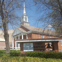 First Baptist Church of Powell - View from the corner of Spring St and Ewing Rd