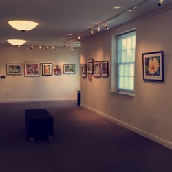 Camas Public Library - Upstairs gallery.