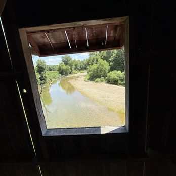 Oakalla Covered Bridge - View from window - Landmarks & Historical Buildings Near Me - Greencastle, Indiana Oakalla Covered Bridge - View from window - Landmarks & Historical Buildings Near Me - Greencastle, Indiana