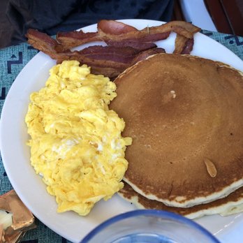 Martha's - Buttermilk pancakes, eggs and bacon meal - American Near Me - Hermosa Beach, California Martha's - Buttermilk pancakes, eggs and bacon meal - American Near Me - Hermosa Beach, California