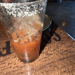 Spicy Bloody Mary. Very good lacked garnishments but honestly some of the best Bloody Marys do.