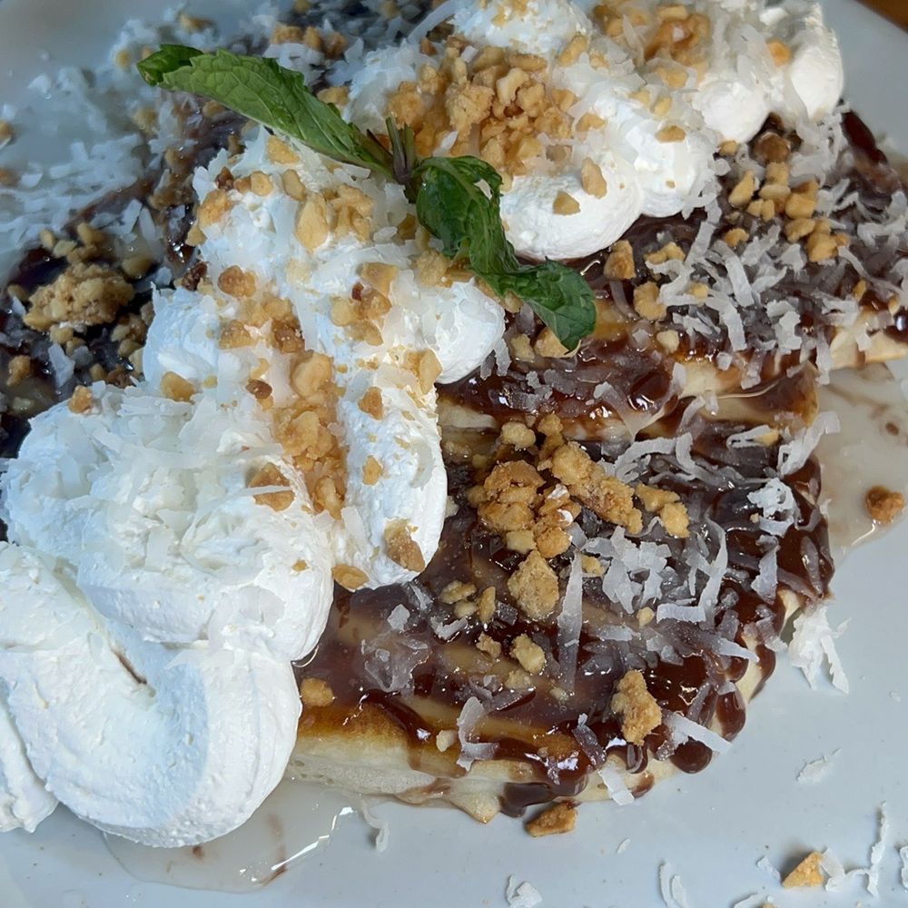 Piko Kitchen + Bar - Chocolate Haupia Pancakes - Cocktail Bars Near Me - Honolulu, Hawaii