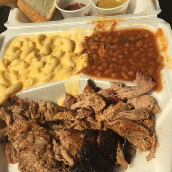 Treemendous Bbq Express 2 - Pork LUNCH with baked beans and mac. $10. Huge portions. - Food Trucks Near Me - Jacksonville, Florida Treemendous Bbq Express 2 - Pork LUNCH with baked beans and mac. $10. Huge portions. - Food Trucks Near Me - Jacksonville, Florida