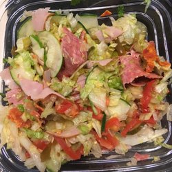Subway - Nasty old lettuce. Can someone say food posioning.