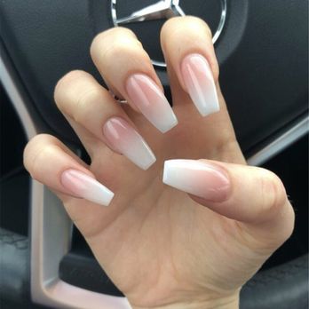 E'Shee Nails Spa - Pic with Mercedes in back is what I ask for to von. Pic with pink sweater is the end result of fade/ombré. Y'all be the judge?! - Waxing Near Me - Austin, Texas E'Shee Nails Spa - Pic with Mercedes in back is what I ask for to von. Pic with pink sweater is the end result of fade/ombré. Y'all be the judge?! - Waxing Near Me - Austin, Texas