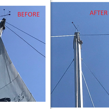 Koehler Kraft - Left - working windex before Koehler. Right - broken and stuck after they splashed it. - Boat Repair Near Me - San Diego, California Koehler Kraft - Left - working windex before Koehler. Right - broken and stuck after they splashed it. - Boat Repair Near Me - San Diego, California