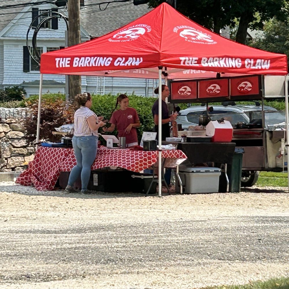 The Barking Claw - Pop up tent lobster roll stand - Hot Dogs Near Me - Falmouth, Massachusetts The Barking Claw - Pop up tent lobster roll stand - Hot Dogs Near Me - Falmouth, Massachusetts