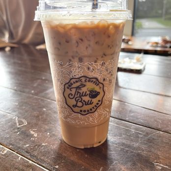 Tru Bru - Iced Vanilla Latte - Coffee & Tea Near Me - Orange, California Tru Bru - Iced Vanilla Latte - Coffee & Tea Near Me - Orange, California