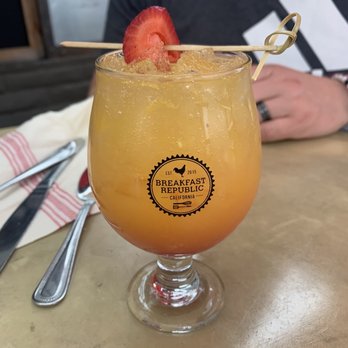 Breakfast Republic - Sparkling strawberry screwdriver - Breakfast & Brunch Near Me - San Diego, California Breakfast Republic - Sparkling strawberry screwdriver - Breakfast & Brunch Near Me - San Diego, California