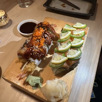 SHIKI - House Special and Lemon Salmon Roll. - Sushi Bars Near Me - Charleston, South Carolina