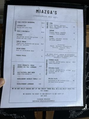 Menu photo 6 MIAZGA’S Jackson, WY