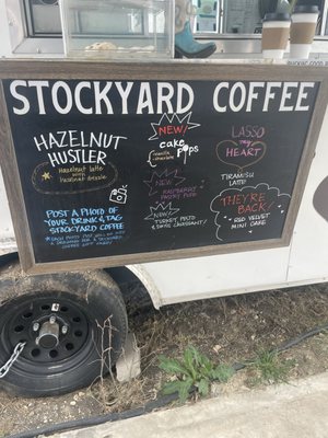 Menu photo 1 Stockyard Coffee Jarrell, TX