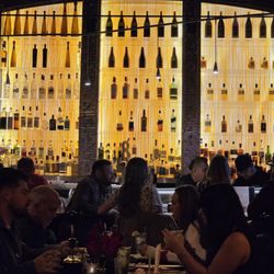 Raw Sushi Bistro - The extensive bar was stocked.