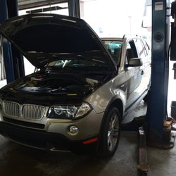 Motor City Euro Repair - 2007 BMW X3 got Towed in because it had a No Crank No Start. Tested and then Replaced Starter and Battery. Customer made his trip.