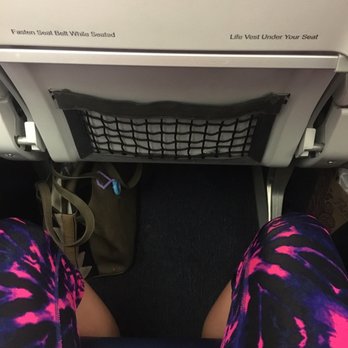 United Airlines - Clearly my 13" backpack would fit comfortably under this seat. - Airlines Near Me - Phoenix, Arizona