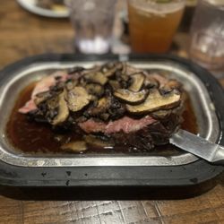 Northwoods Inn - King cut of prime rib.