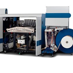 Southwest Label & Printing - Our new Domino Hybrid 7 color UV. Inkjet Press.