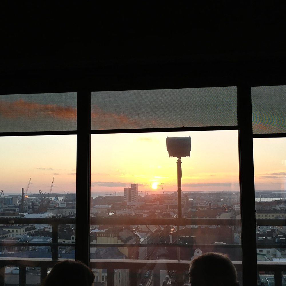 Ateljee Bar - As the sun is setting, from the Ateljee Bar - Cocktail Bars Near Me - Helsinki, 18