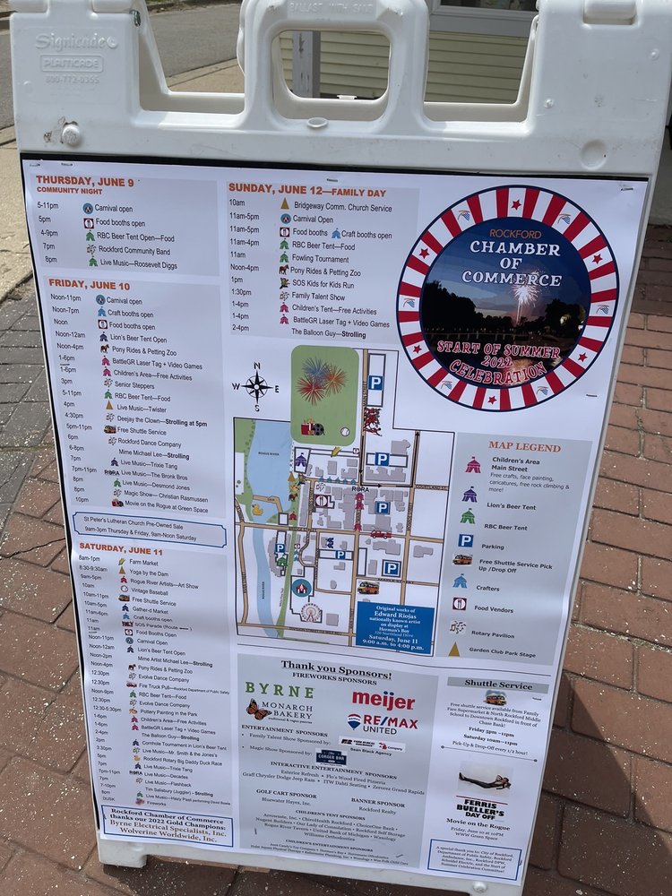 Rockford, Chamber Of Commerce, Start Of Summer Celebration - social services organization in Rockford, MI