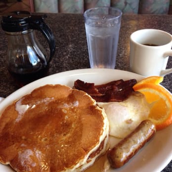 The Best Breakfast Cafe - Don't mean to brag but look at the size of that sausage! Good too! - American Near Me - Oxnard, California