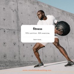 Results Professional Food Coaching - Our most successful clients exercise consistently and understand the basics of healthy eating. If you're highly motivated, let's talk!