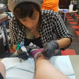 Steph modified! Amazing tattoo artist and super nice! Made me feel very comfy for my first tattoo! Steph modified! Amazing tattoo artist and super nice! Made me feel very comfy for my first tattoo!