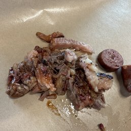 Your brisket has no bark, didn't see any smoke rings... it's basically roast with lots of fat! Your brisket has no bark, didn't see any smoke rings... it's basically roast with lots of fat!
