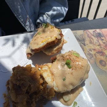 The Attic - Biscuit hard and cold...gravy subpar - Breakfast & Brunch Near Me - Long Beach, California