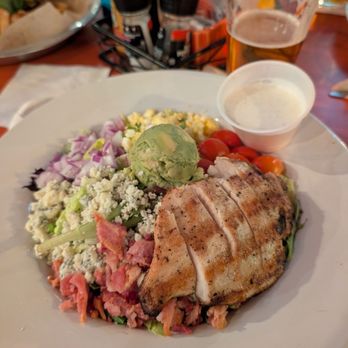 The Palms - Cobb Salad with chicken - New American Near Me - Lexington, Virginia The Palms - Cobb Salad with chicken - New American Near Me - Lexington, Virginia