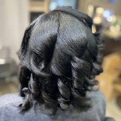Absolutely Elegant Hair Salon - Silk Press done on natural hair. Healthy hair healthy scalp.