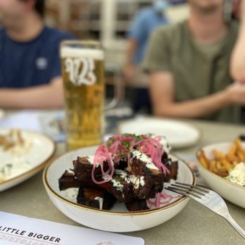 Von Bismarck - Ribs! (Also, that is their *medium* beer)! - German Near Me - Reno, Nevada