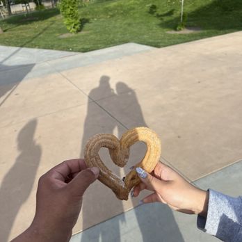 Churros El Guero - heart Churros - Desserts Near Me - San Jose, California