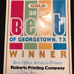 Best of Georgetown Award for 2016