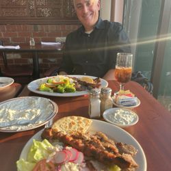 Lucky Boy Restaurant - Gyro, Taziki, lamb, and Fresh Vegetables,
