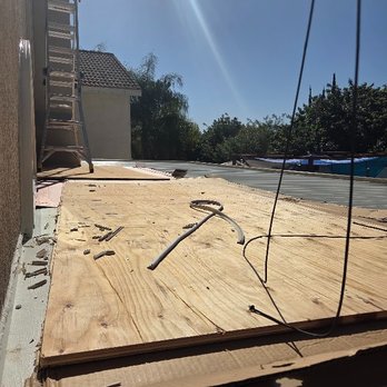 Renewal by Andersen of Greater Los Angeles - Laguna Hills - Side view of cardboard and plywood on my patio cover. they scheduled to come out on a Wednesday to install scuffling but no called no showe - Windows Installation Near Me - Laguna Hills, California Renewal by Andersen of Greater Los Angeles - Laguna Hills - Side view of cardboard and plywood on my patio cover. they scheduled to come out on a Wednesday to install scuffling but no called no showe - Windows Installation Near Me - Laguna Hills, California