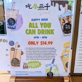 Chicha San Chen - 2027 August all you can drink times and price - Bubble Tea Near Me - Berkeley, California Chicha San Chen - 2027 August all you can drink times and price - Bubble Tea Near Me - Berkeley, California