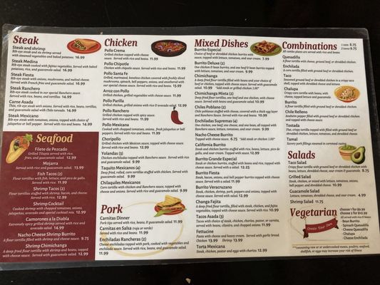 Menu photo 1 Medina’s Mexican Restaurant Clearwater, SC Menu photo 1 Medina’s Mexican Restaurant Clearwater, SC