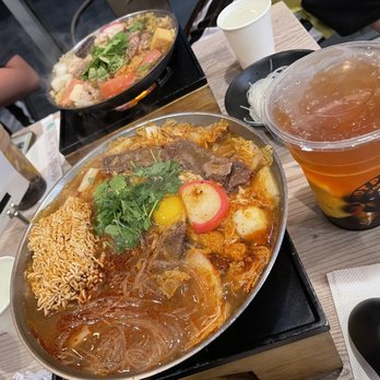 Hot Pot Mini Workshop - Taiwanese Spicy w/ large custom boba - Hot Pot Near Me - Ontario, California