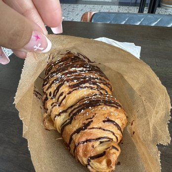 Mas Cafecito coffee - Chocolate croissant - Coffee & Tea Near Me - Baldwin Park, California