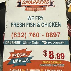 Snappers - Call them to put in an order!