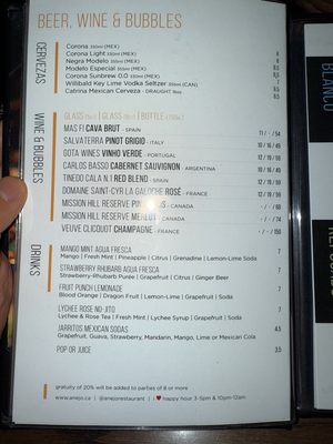 Menu photo 3 AÑEJO Toronto, ON