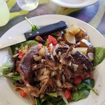 The Canvas Cafe - Steak Salad - New American Near Me - Virginia City, Nevada The Canvas Cafe - Steak Salad - New American Near Me - Virginia City, Nevada