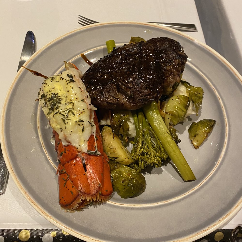 Crafted Kravings - Steak & lobster dinner with veggies! So good - Personal Chefs Near Me - La Quinta, California Crafted Kravings - Steak & lobster dinner with veggies! So good - Personal Chefs Near Me - La Quinta, California